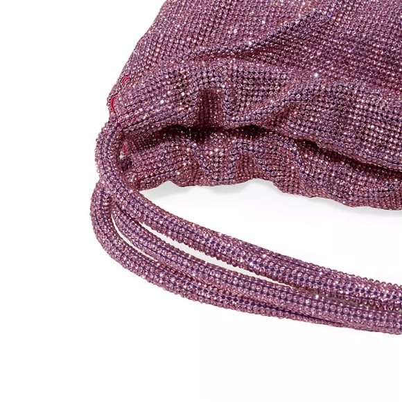 SIMKHAI Mini Ellerie Crystal Shoulder Bag Taffy Pink color - Picture 5 of 8